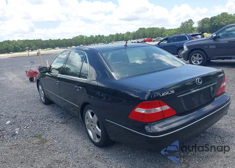 2005 Lexus Ls 430 из США, поврежденный, VIN JTHBN36F255013879
